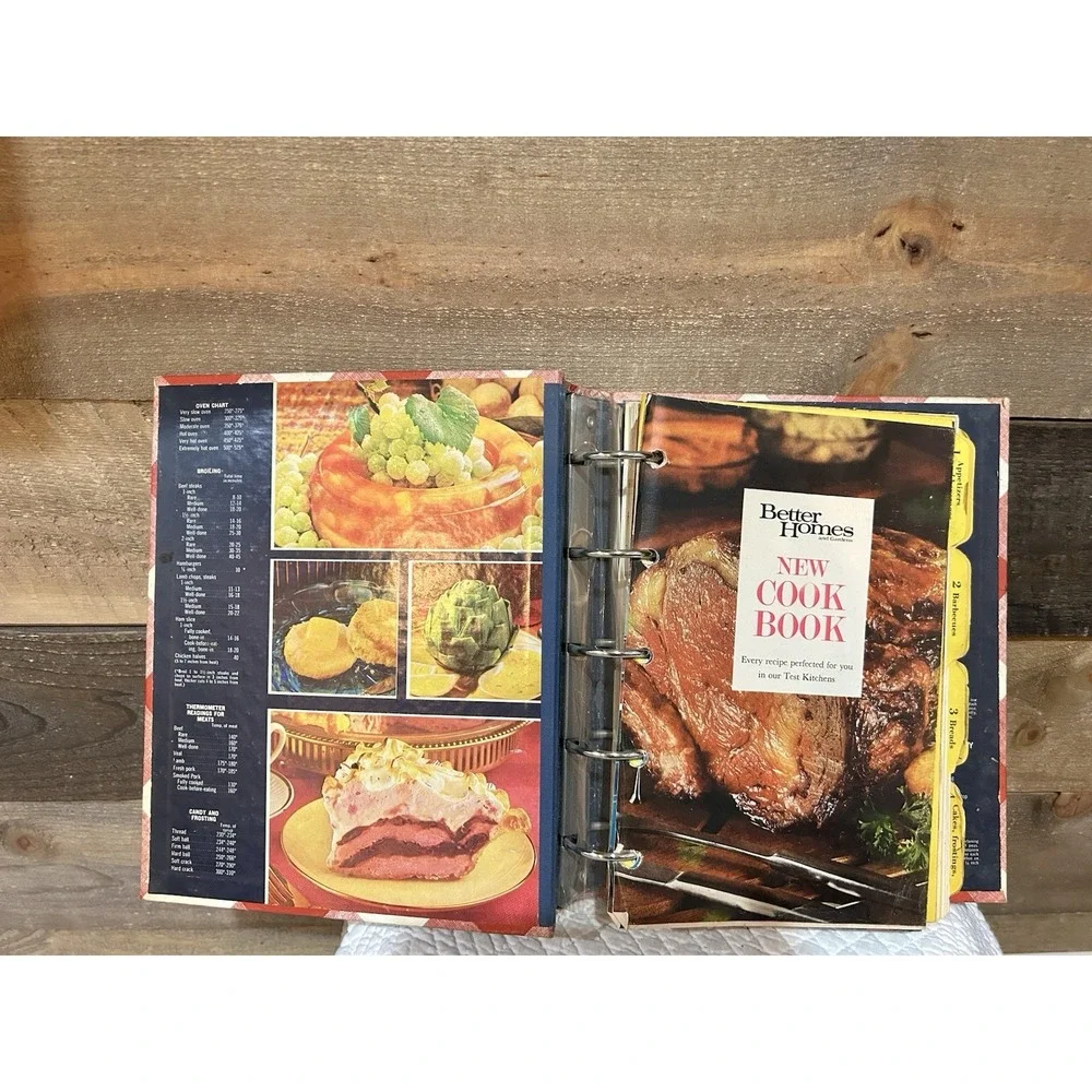 Vintage Better Homes And Gardens New Cook Book 1972- 5 Ring Binder-Recipes